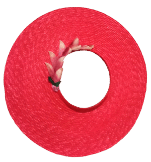 Pamela Fucsia Rama Rosa (45 cm), accesorio artesanal exclusivo y original. Sofisticación y frescura para bodas y eventos inolvidables.