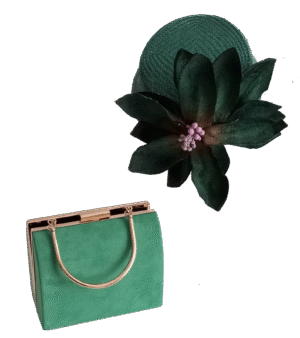 Conjunto tocado y bolso