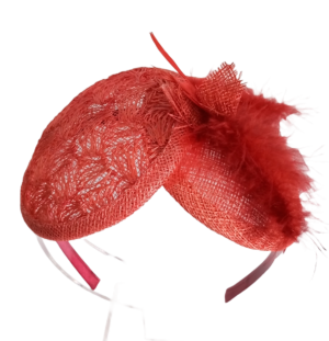 Diadema Doble Panette Salmón Burdeos