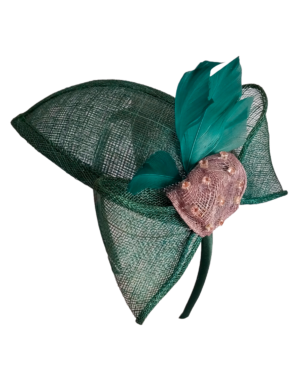 Panette Doble Hoja Verde Lila Lazo