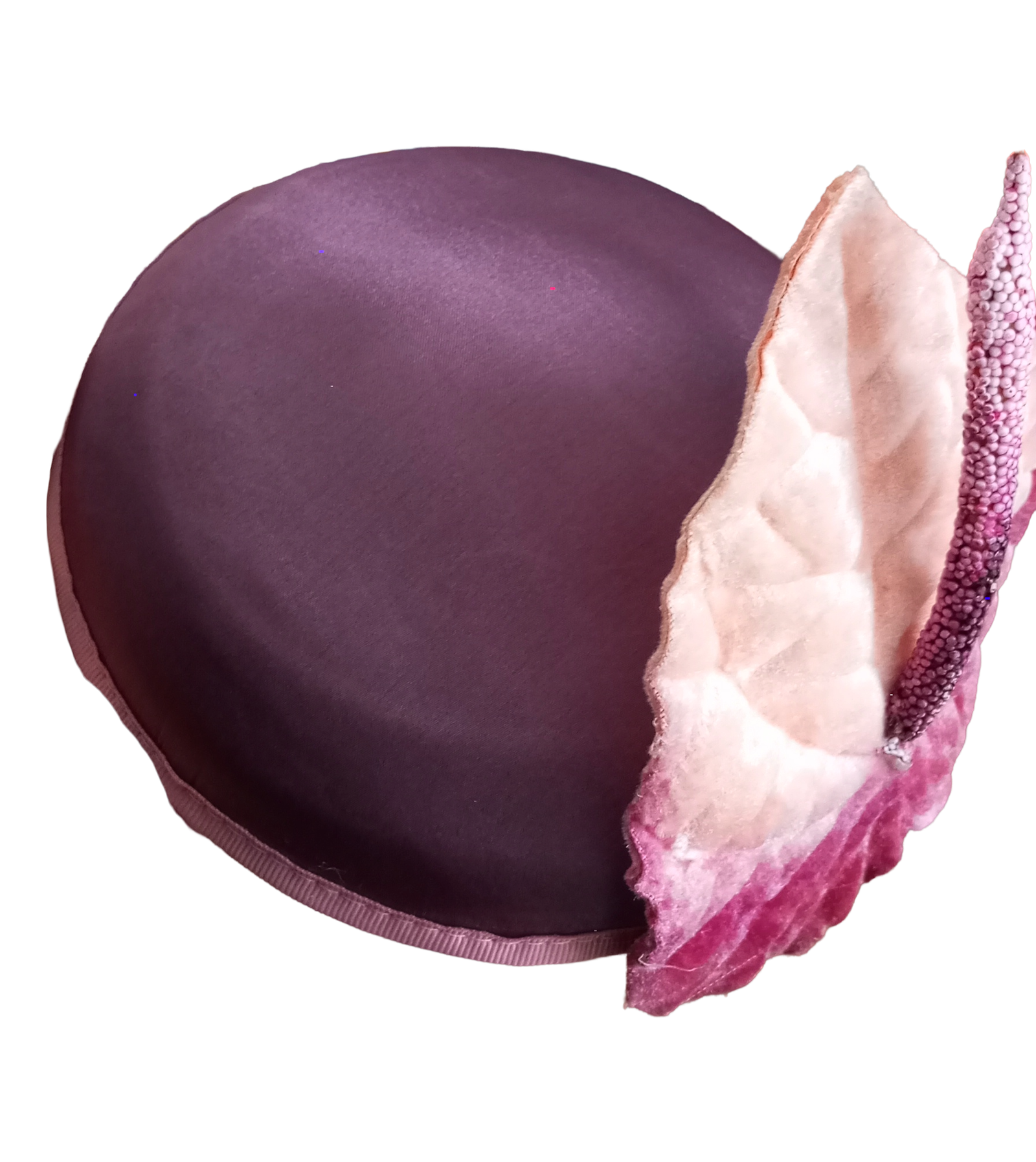Raso Morado Hoja